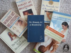 Old copies of The Womanly Art of Breastfeeding