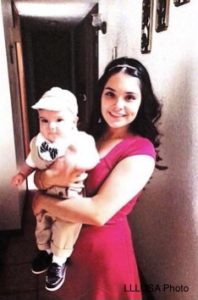 Hilda and her baby