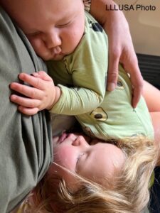 Sleeping on a plane Baby and toddler