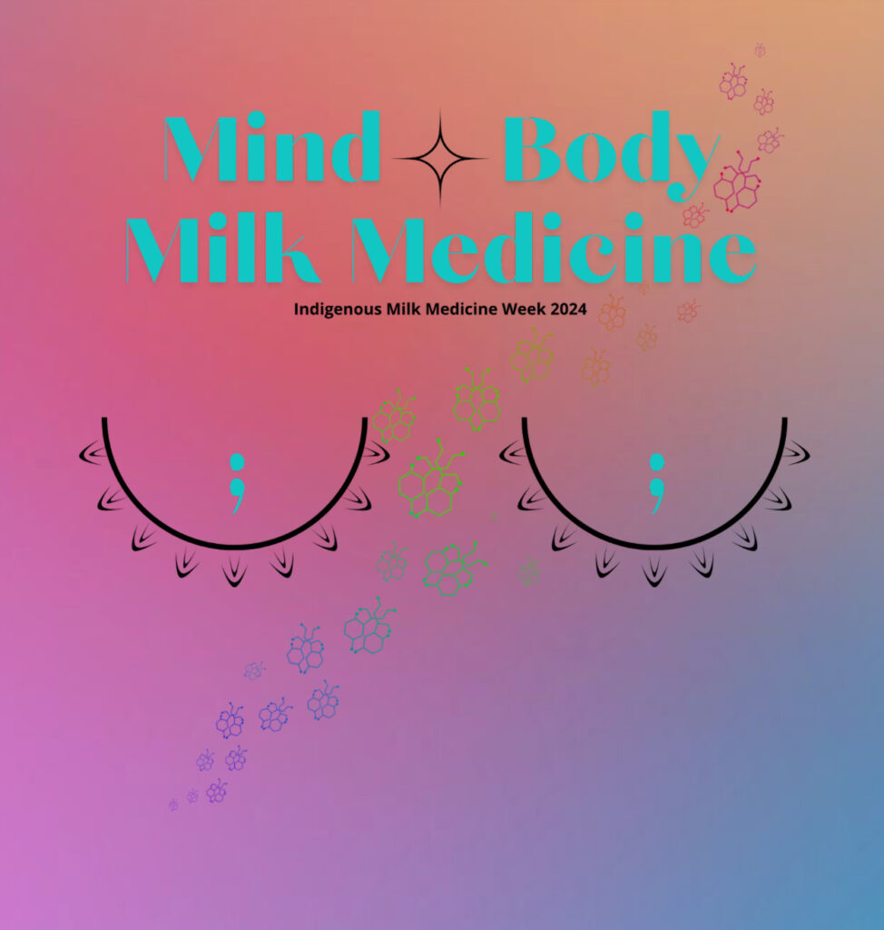 Indigenous milk medicine week 2024 logo